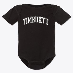 Timbuktu Academy Of Science & Technology Varsity Arch Baby Onesie