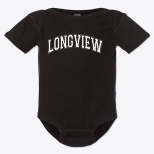 Longview Elementary School Varsity Arch Baby Onesie