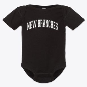 New Branches School Varsity Arch Baby Onesie