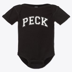 Peck Elementary School Varsity Arch Baby Onesie