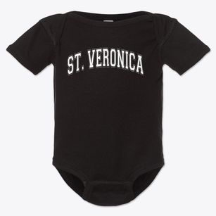 Saint Veronica School Varsity Arch Baby Onesie