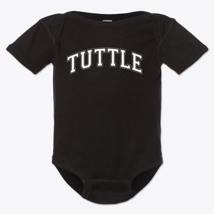 Tuttle Contemporary School Varsity Arch Baby Onesie
