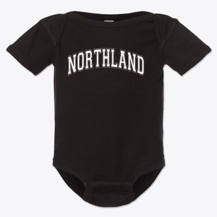 Northland Learning Center Varsity Arch Baby Onesie