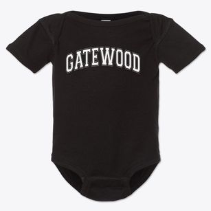 Gatewood Elementary School Varsity Arch Baby Onesie
