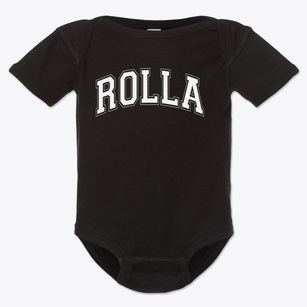 Rolla Lutheran School Varsity Arch Baby Onesie