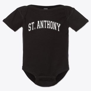 Saint Anthony Of Padua School Varsity Arch Baby Onesie