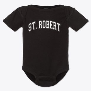 Saint Robert Bellarmine School Varsity Arch Baby Onesie