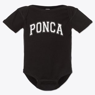 Ponca Elementary School Varsity Arch Baby Onesie
