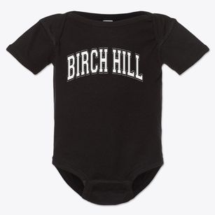 Birch Hill Elementary School Varsity Arch Baby Onesie