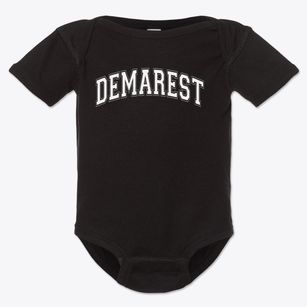 Demarest Elementary School Varsity Arch Baby Onesie