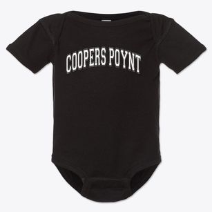 Coopers Poynt Elementary School Varsity Arch Baby Onesie