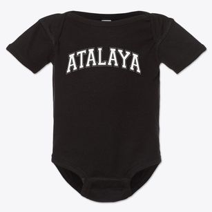 Atalaya Elementary School Varsity Arch Baby Onesie