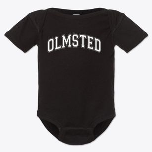 Frederick Law Olmsted School 56 Varsity Arch Baby Onesie