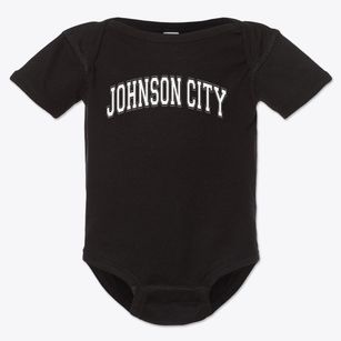 Johnson City Kindergarten Campus Varsity Arch Baby Onesie
