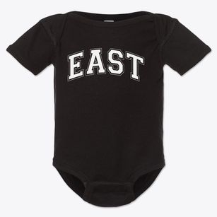 East Middle School Varsity Arch Baby Onesie