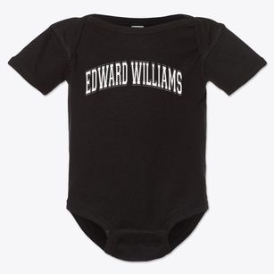 Edward Williams Elementary School Varsity Arch Baby Onesie