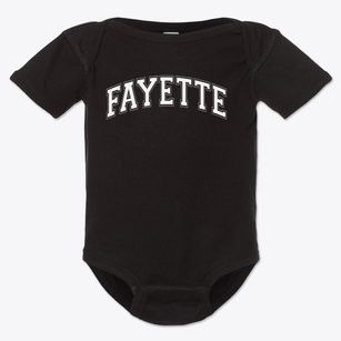 Fayette Area Vocational School Varsity Arch Baby Onesie