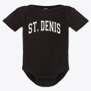 St Denis Parish Varsity Arch Baby Onesie