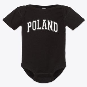 Poland Elementary School Varsity Arch Baby Onesie