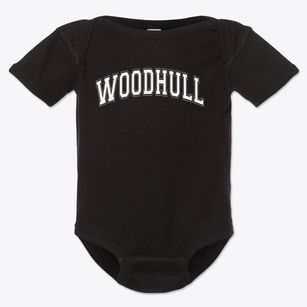 Woodhull Early Childhood Center Varsity Arch Baby Onesie