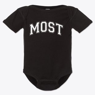 Most Precious Blood School Varsity Arch Baby Onesie