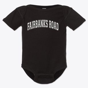 Fairbanks Road Elementary School Varsity Arch Baby Onesie
