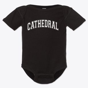 Cathedral School Varsity Arch Baby Onesie