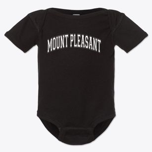 Mount Pleasant Blythdale School Varsity Arch Baby Onesie