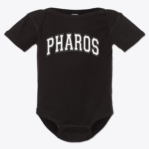 Pharos Academy Varsity Arch Baby Onesie