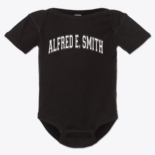Alfred E. Smith High School Varsity Arch Baby Onesie