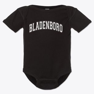 Bladenboro Primary School Varsity Arch Baby Onesie