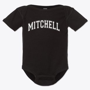 Mitchell High School Varsity Arch Baby Onesie
