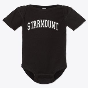 Starmount Elementary School Varsity Arch Baby Onesie