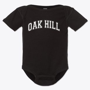 Oak Hill Elementary School Varsity Arch Baby Onesie