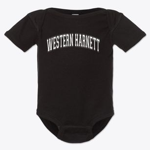 Western Harnett Middle School Varsity Arch Baby Onesie