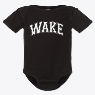 Wake Christian Academy Varsity Arch Baby Onesie