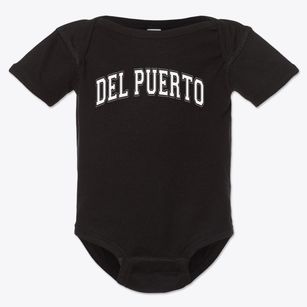 Del Puerto High School Varsity Arch Baby Onesie