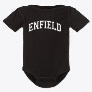 Enfield Middle School Varsity Arch Baby Onesie