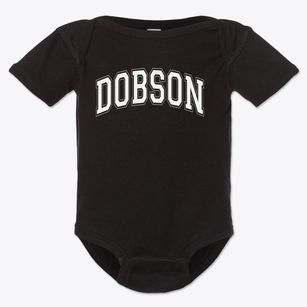 Dobson Elementary School Varsity Arch Baby Onesie