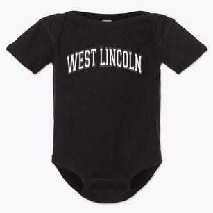 West Lincoln Middle School Varsity Arch Baby Onesie