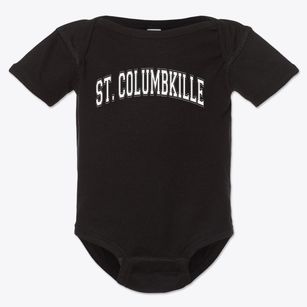 St Columbkille Parish Varsity Arch Baby Onesie