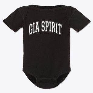 Gia School Spirit Varsity Arch Baby Onesie