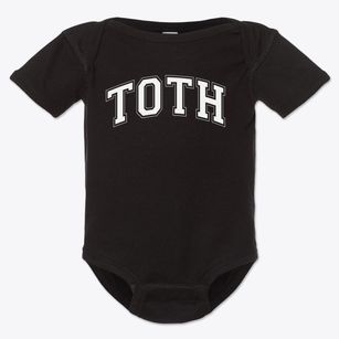 Toth Elementary School Varsity Arch Baby Onesie