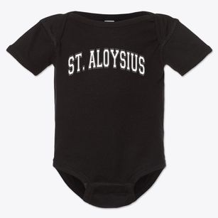 St. Aloysius School Varsity Arch Baby Onesie