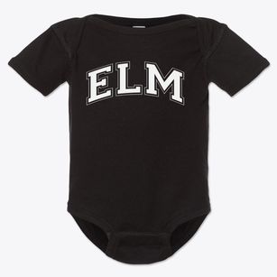 Elm Middle School Varsity Arch Baby Onesie