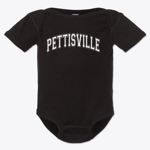 Pettisville Elementary School Varsity Arch Baby Onesie