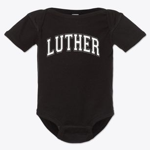 Luther Memorial School Varsity Arch Baby Onesie