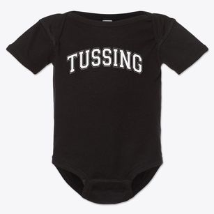 Tussing Elementary School Varsity Arch Baby Onesie