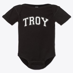 Troy Junior High School Varsity Arch Baby Onesie
