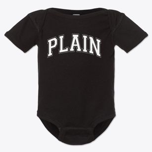 Plain Center Elementary School Varsity Arch Baby Onesie